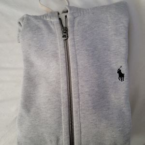 Ralph Lauren Polo Heather Gray Hoodie Medium